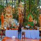 Buddha altar in Wat Pha Tak Suea