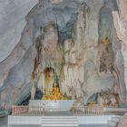 Buddha altar inside the cave