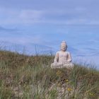 Buddha an der weißen Düne