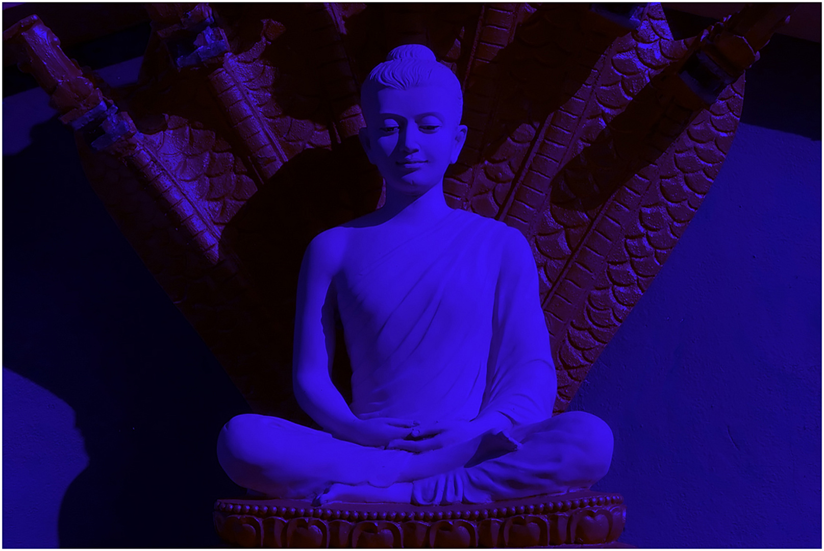 Buddha at moonlight