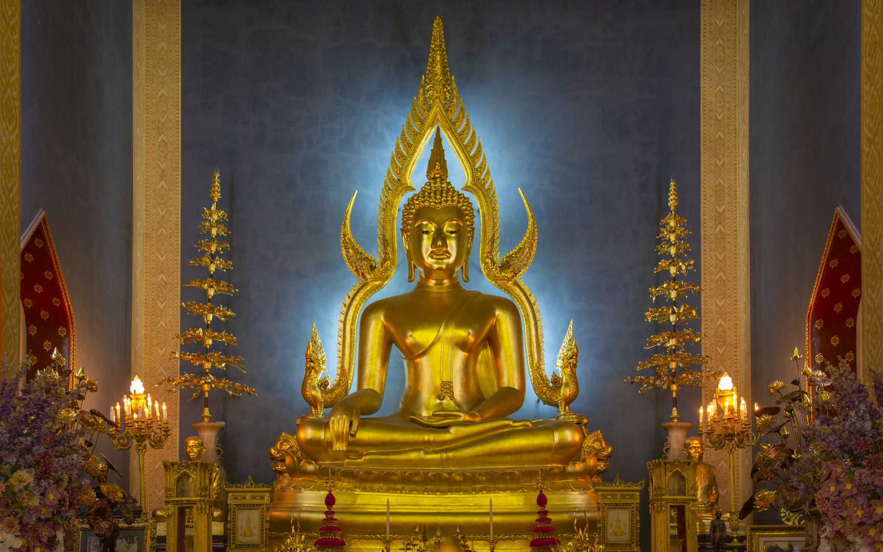 Buddha Chinnarat im Marmortempel