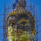 Buddha head renovation