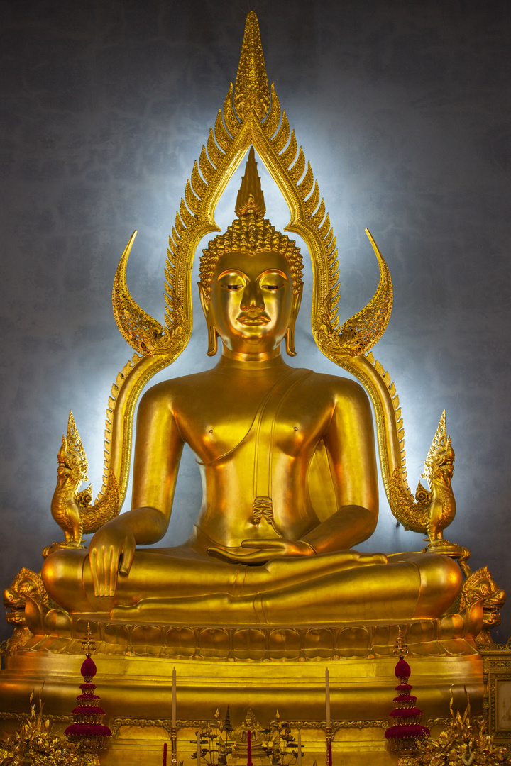 Buddha im Marmortempel in Bangkok