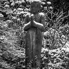 Buddha im Schnee