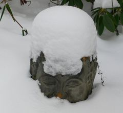 Buddha im Winterschlaf