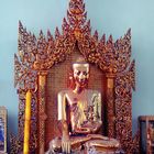 Buddha image in Shwedagon complex