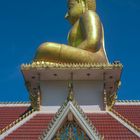 Buddha on the temple roof