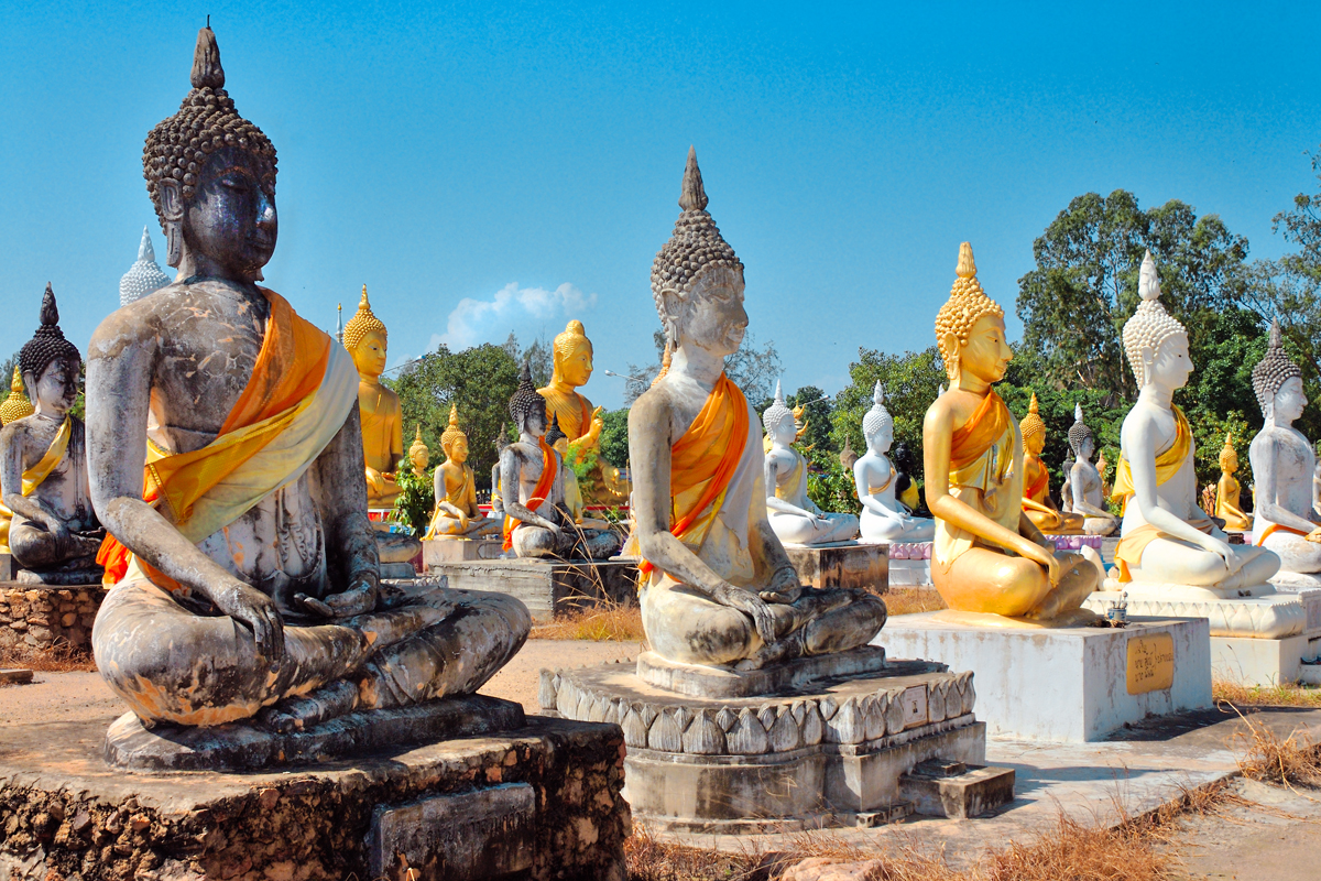 Buddha Park in Wat Phai Rong Wua