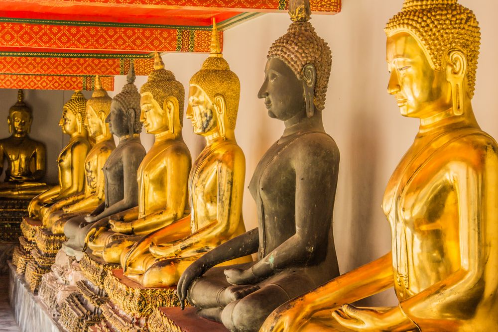 Buddha-Reigen - Wat Pho/Bangkok