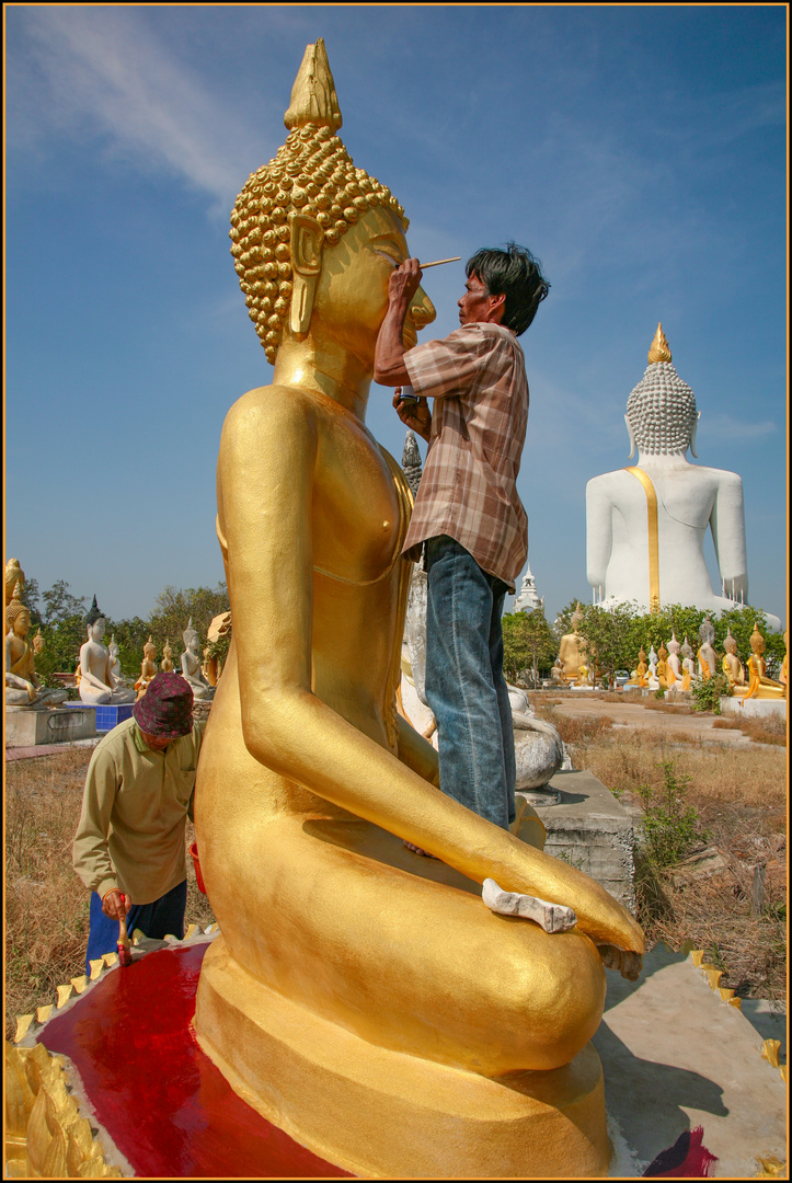 Buddha-Renovierung