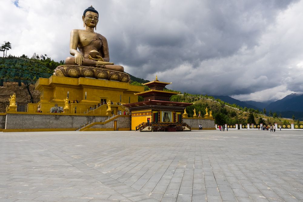 Buddha-Statue auf dem Kuenselphodrang