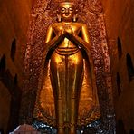 buddha statue, bagan, burma 2011