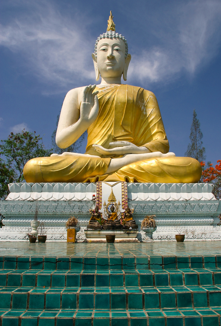 Buddha-Statue bei Chiang Mai