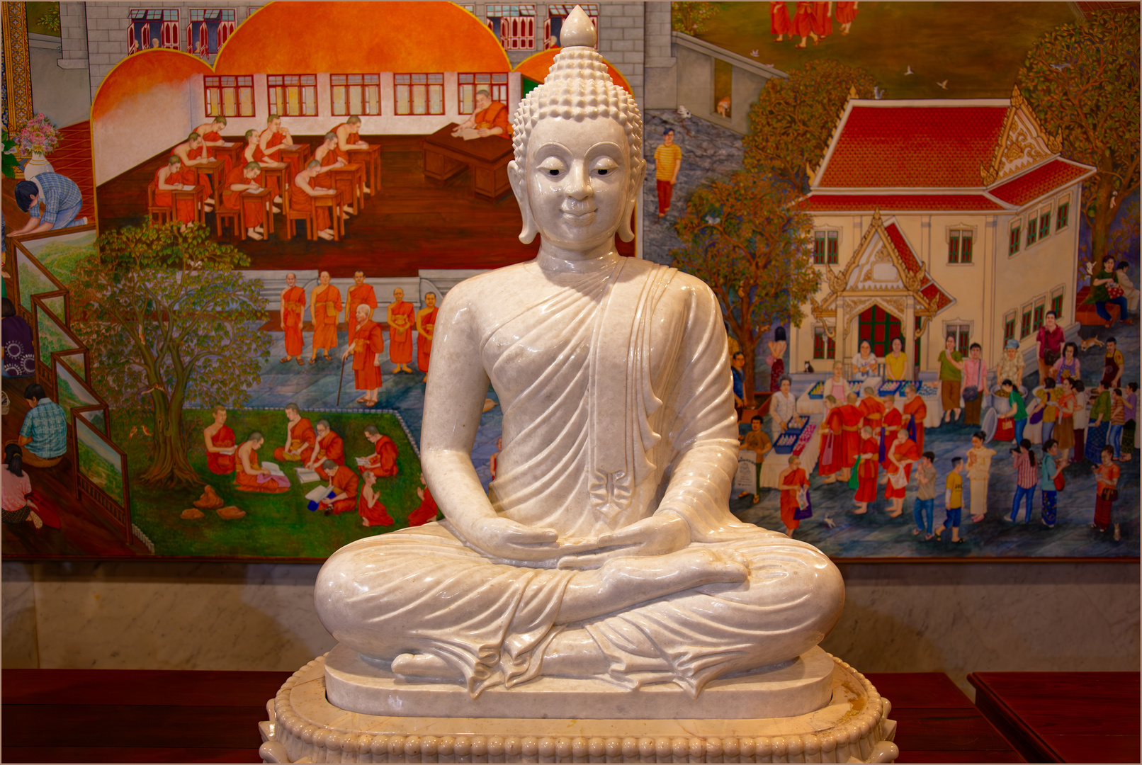 Buddha-Statue im Wat Paknam