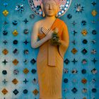 Buddha statue in the new temple complex