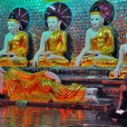 Buddha statues at Saw La Paw’s Pagoda