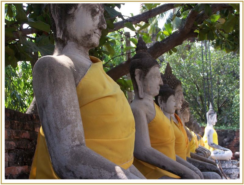 Buddhafiguren in Ayutthaya