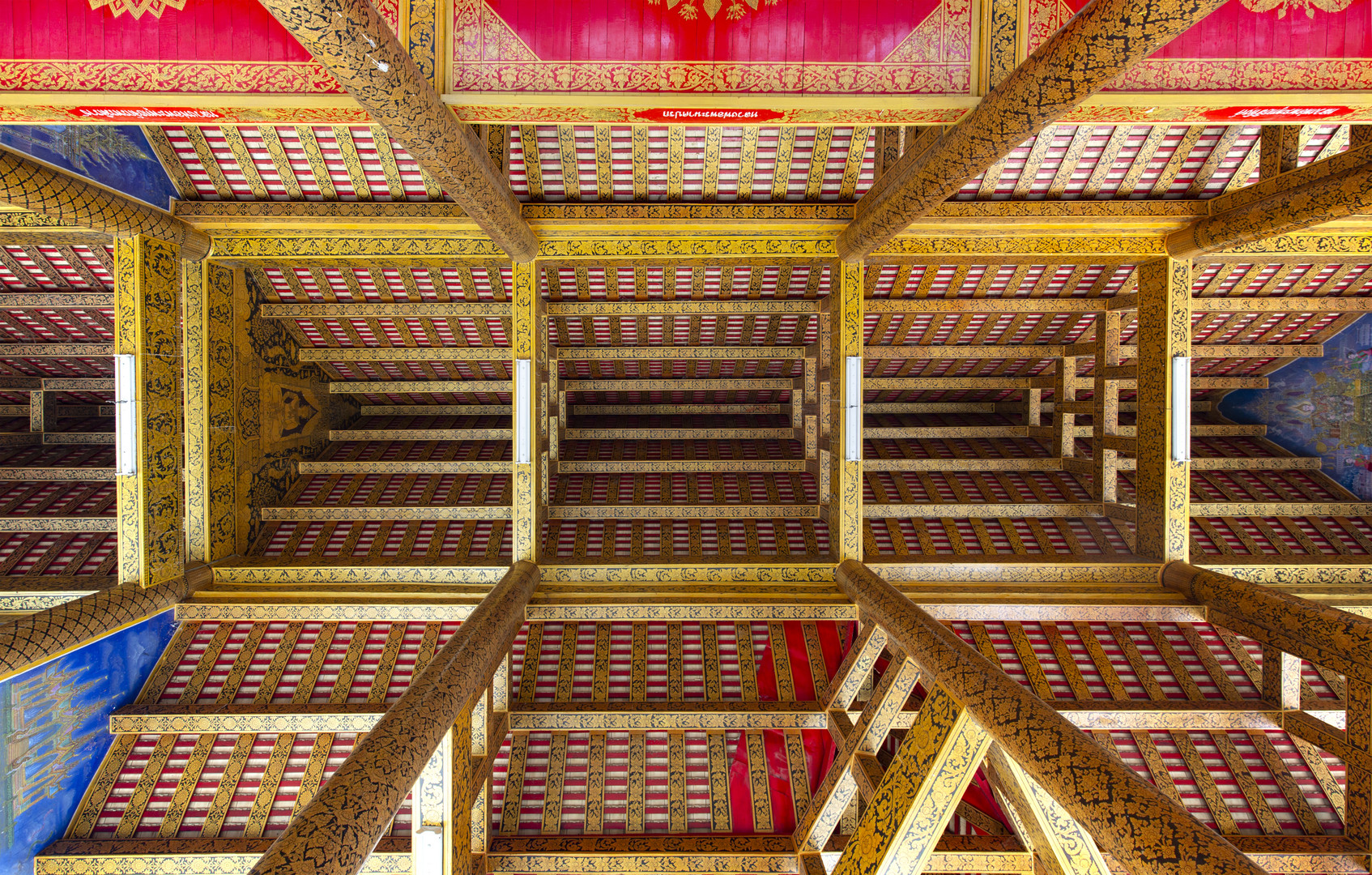 Buddhahalle im Wat Bandensali in Chiang Mai