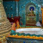 Buddha's footprint at Inn Dein monastery