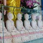 Buddhas in einem buddhistischem Tempel in Saigon