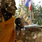 Buddhas in einem Tempel in Bangkok