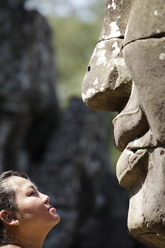 Buddha's Kiss (Bayon, Angkor, Angkor Thom)