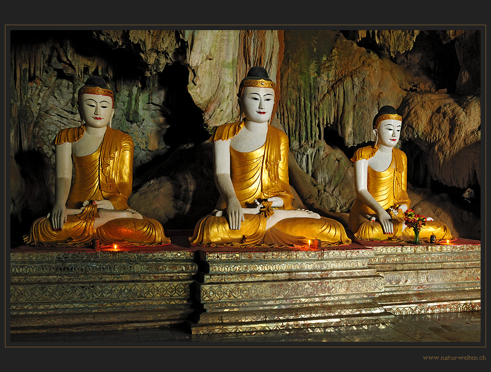 Buddhas und Tropfstein