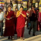 Buddhist monks in Bodnath