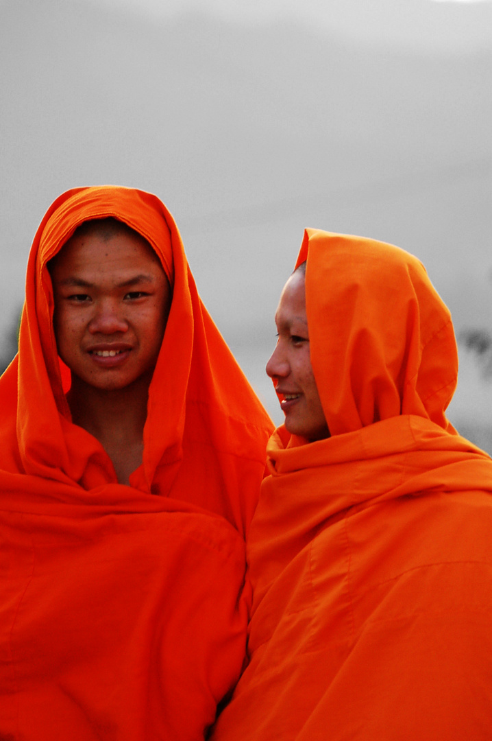 Buddhist Monks,North Laos