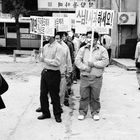 Buddhistische Demo in Seoul, Korea