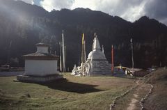 Buddhistische Gebetsstätte in Bhutan