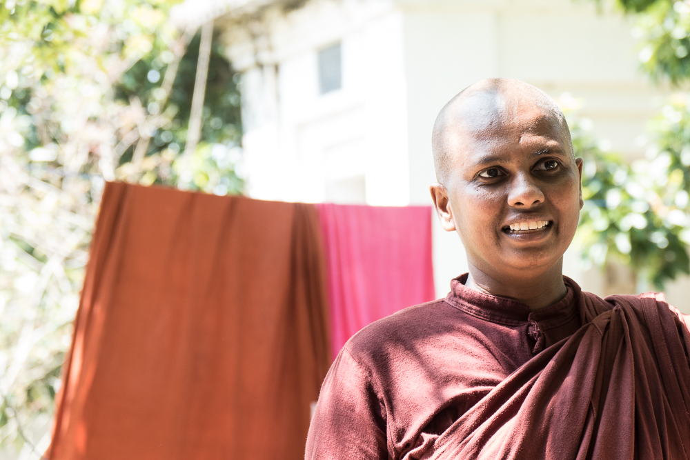 Buddhistische Nonne, Sri Lanka