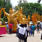 Buddhistische Prozession in Nang Rong