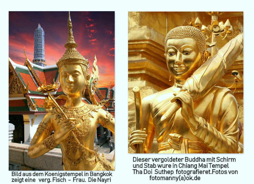Buddhistische Tempelfiguren 
