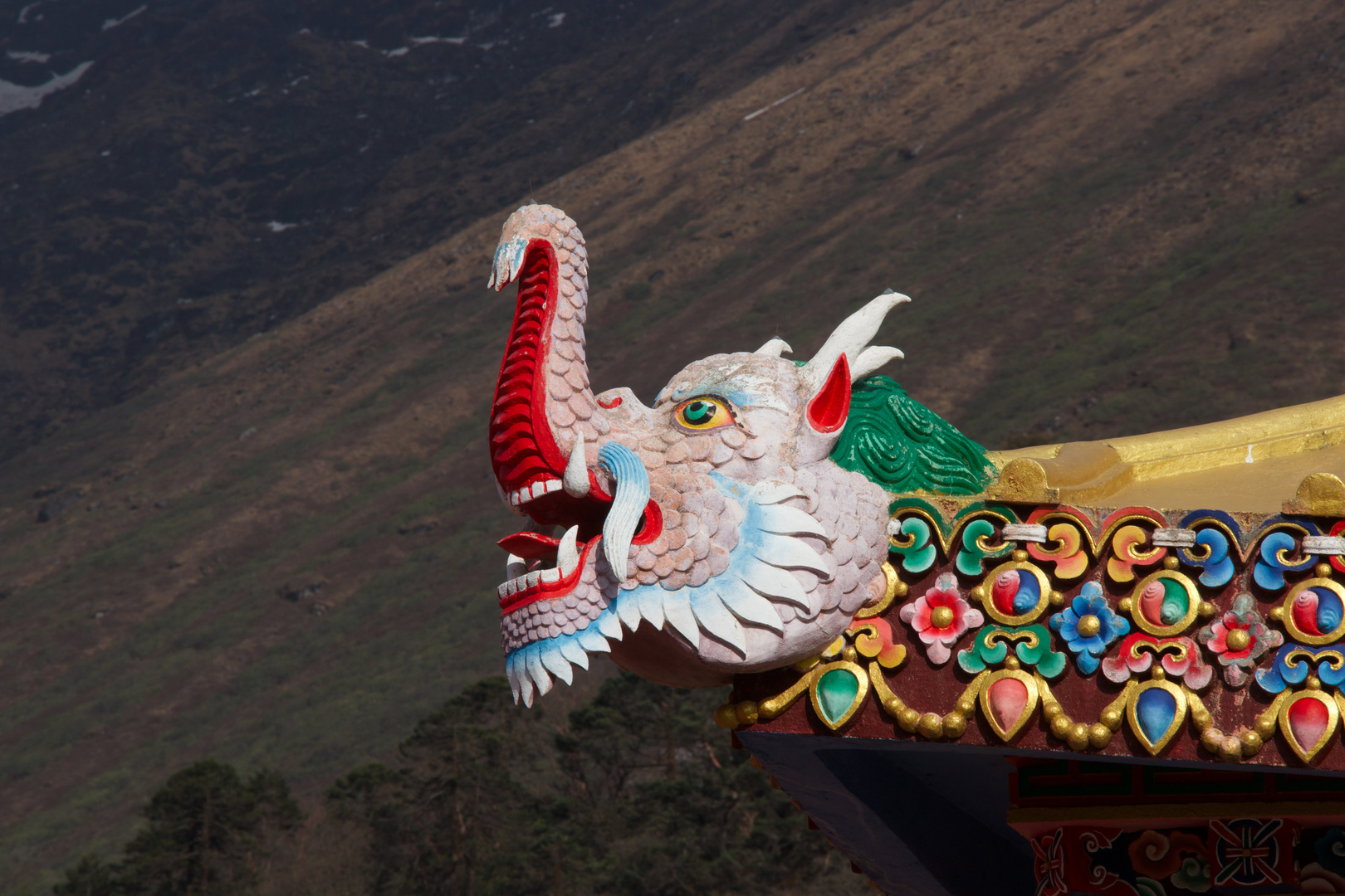 Buddhistischer Tempel in Tengboche, Nepal