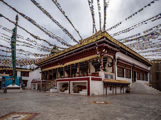Buddhistisches Leh - Der Tempel im Kloster Soma Gompa