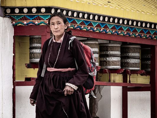 Buddhistisches Leh - Tibetische Gläubige