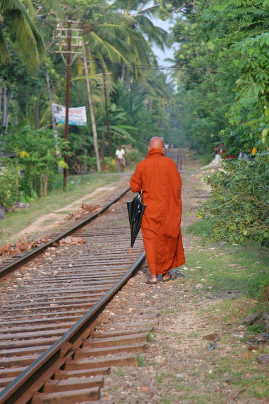 Buddistischer Mönch auf Sri Lanka