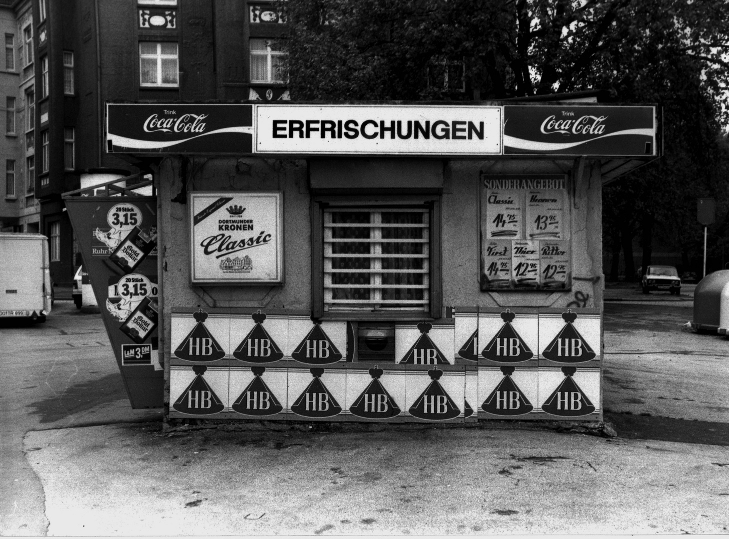 Bude an der Langen Str. 1982 (später abgerissen)