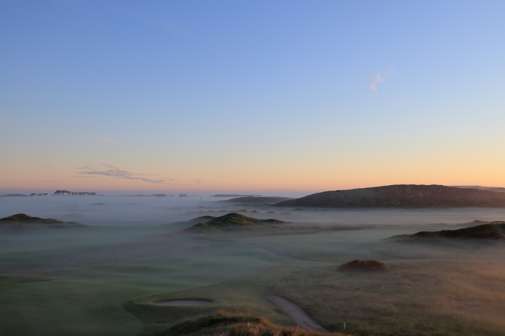 Budersand und Hörnum-Nord am frühen Morgen