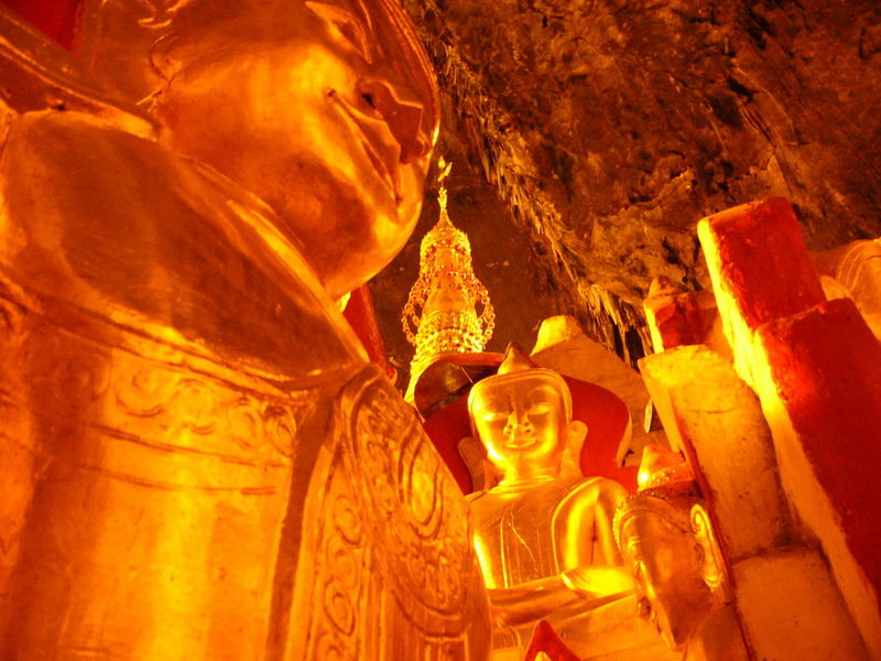 Budha in golden