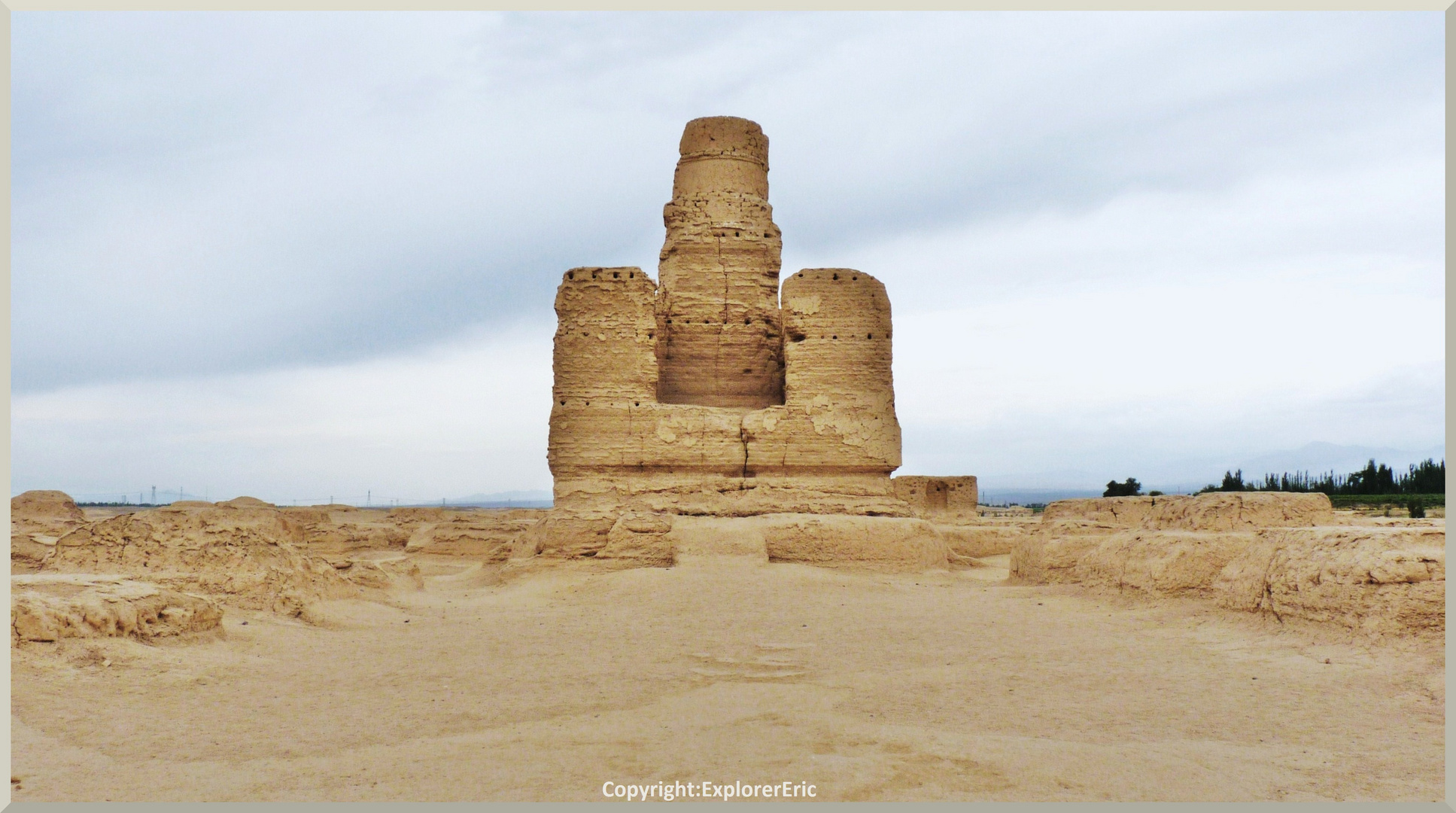 budhistische Tempelruine .............