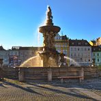 Budweis – Marktplatz -Samsonbrunnen