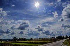 Büchenbach im Gegenlicht