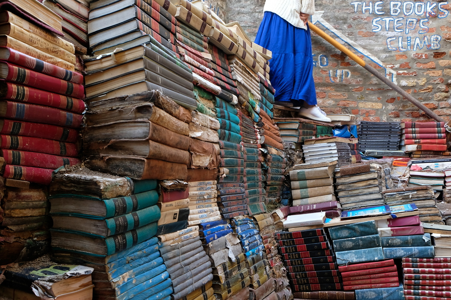 Bücher-Treppe