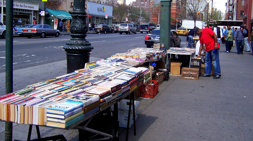 Bücherflohmarkt in NYC