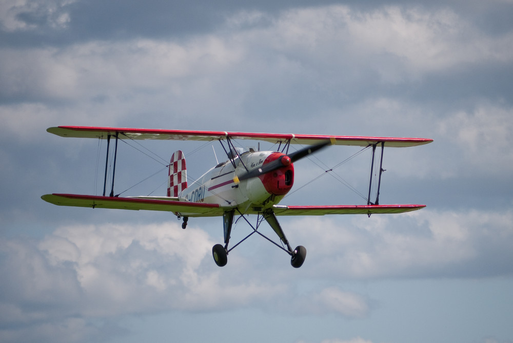 Bücker im Anflug