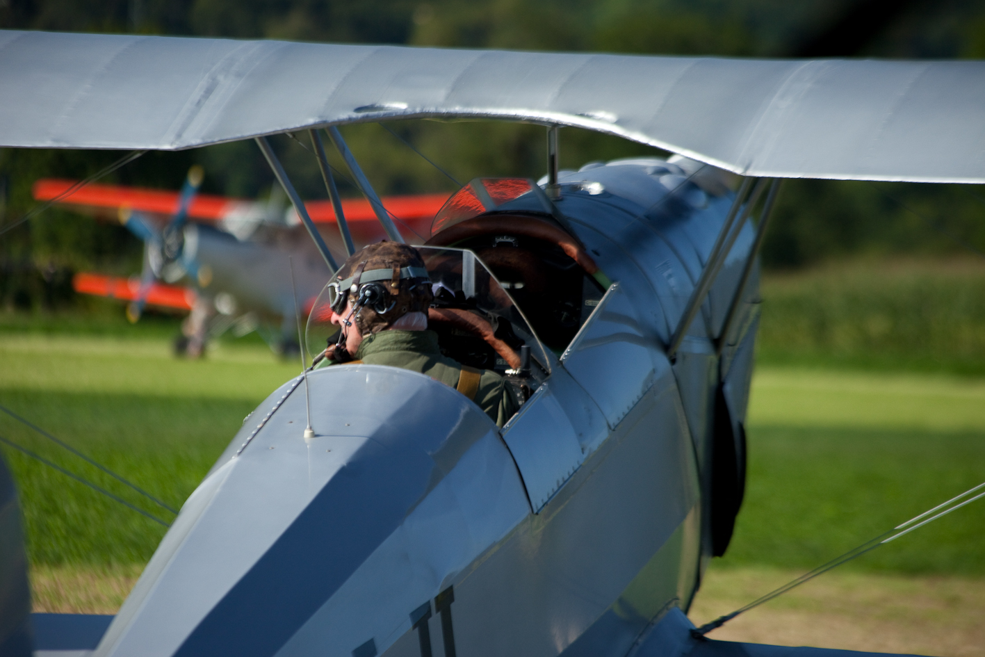 Bücker in Warteposition