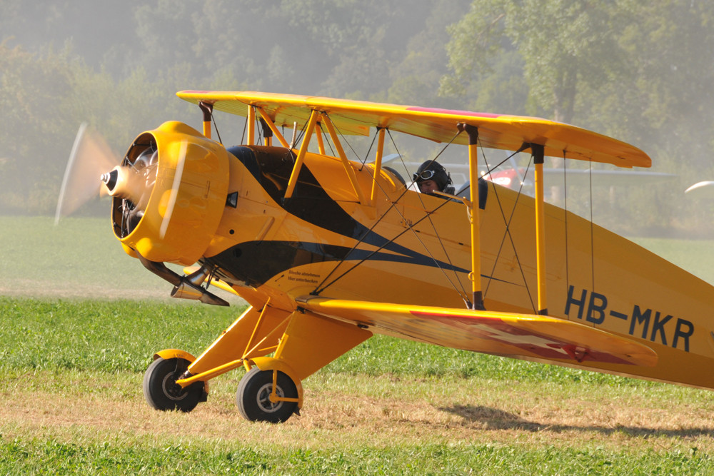 Bücker Jungmann / Oldtimerflugtage Kestenholz 2009