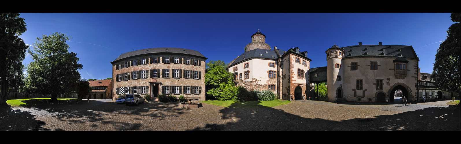 ... Büdinger Schloss - 360°-Pano ...